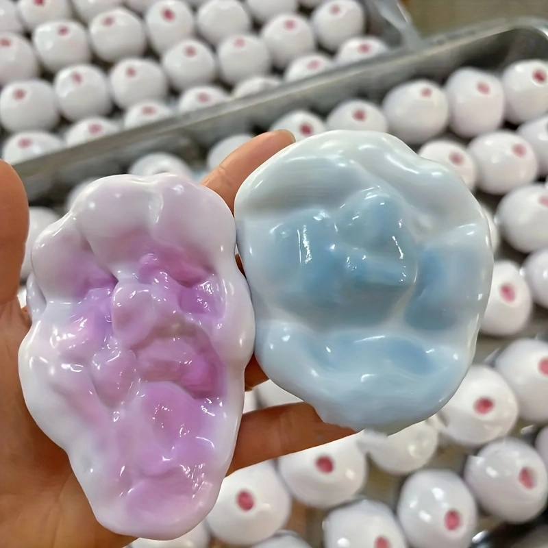 Kids Toys Kids Toys - ของเล่นบีบสกุชชี่ฟลูอิดไอซ์สกินเจลลี่บอลใหม่ ของเล่นบีบนุ่มสำหรับเด็กและผู้ใหญ่ ของเล่นฟิดเจ็ตป๊อป ของขวัญงานปาร์ตี้ เกมบันเทิงสุดแปลกใหม่