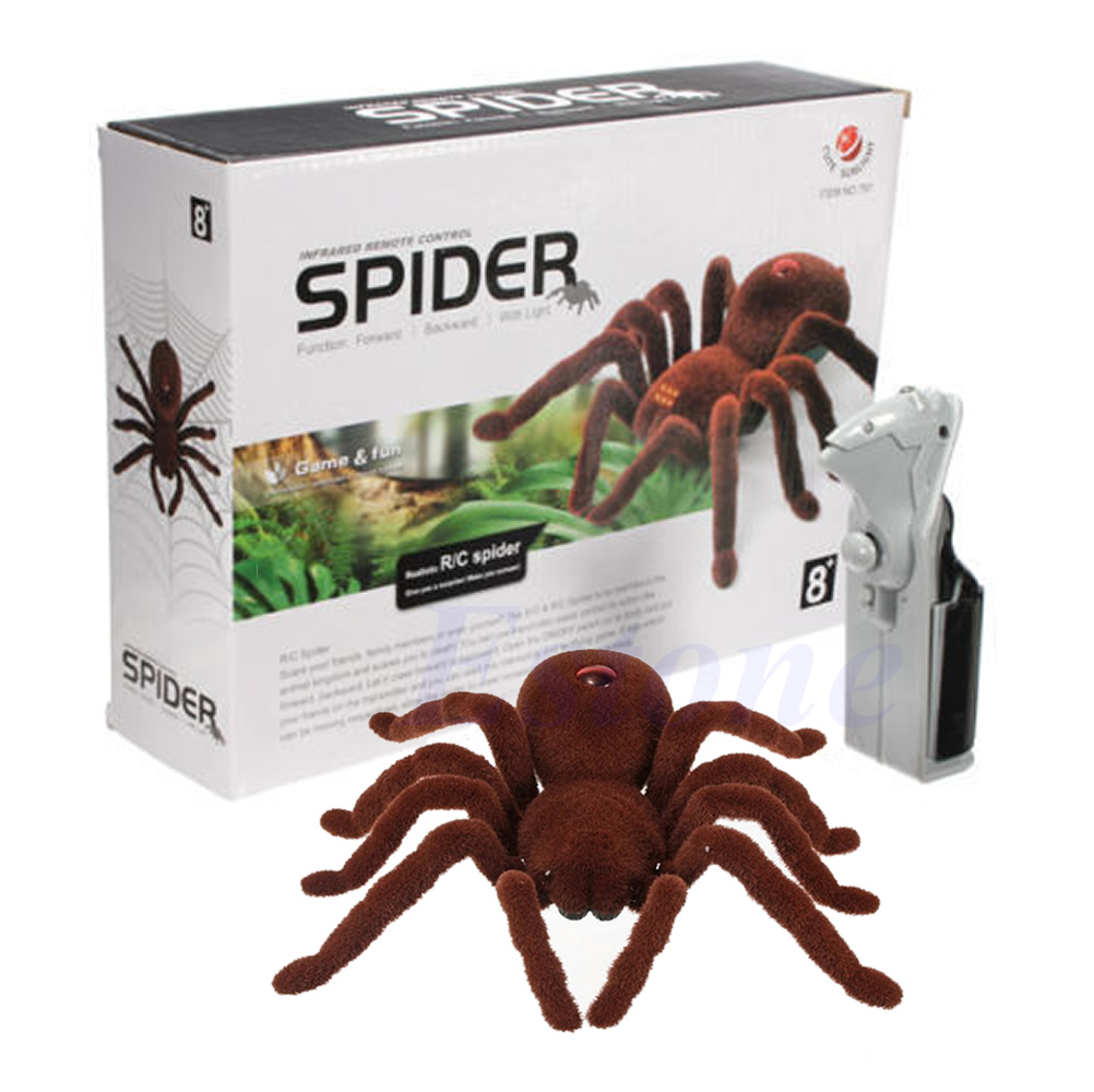 Kids Toys Quotes - เด็กของขวัญรีโมทคอนโทรล Scary Creepy Soft Plush Spider