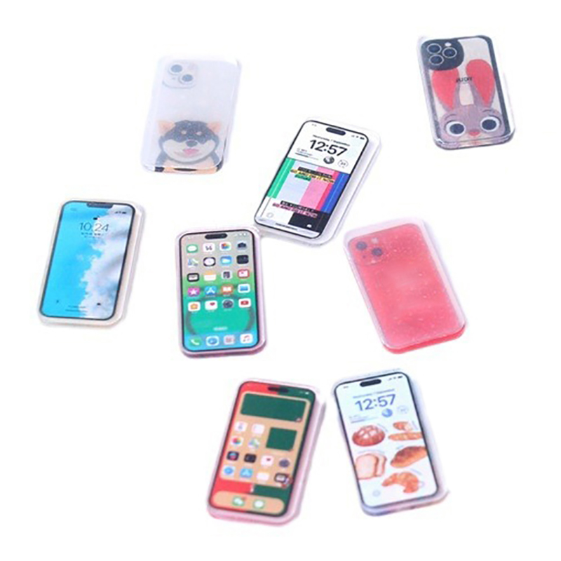 ⑧ 5 ชิ้น 1:12 โทรศัพท์มือถือจิ - Kids Toys Smartphone บทวิจารณ์และราคา