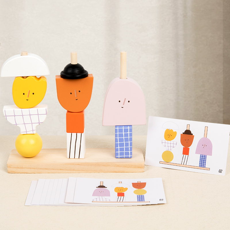 ชุดของเล่นบล็อกลูกปัดตัวอักษรท - Wooden Blocks Stacking บทวิจารณ์และราคา