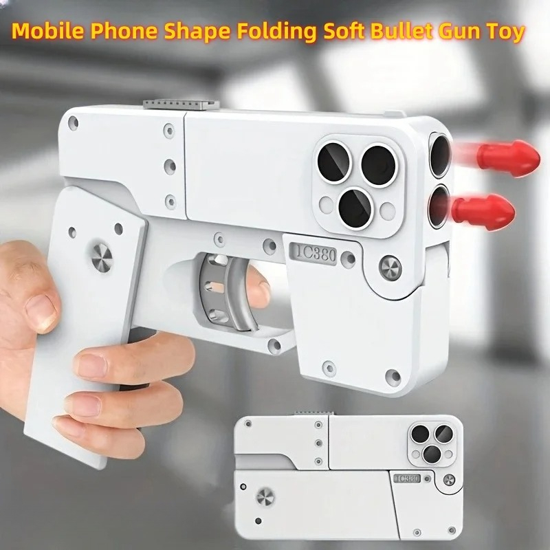 โทรศัพท์มือถือรูปทรงปืนพับได้  - Kids Toys Smartphone บทวิจารณ์และราคา
