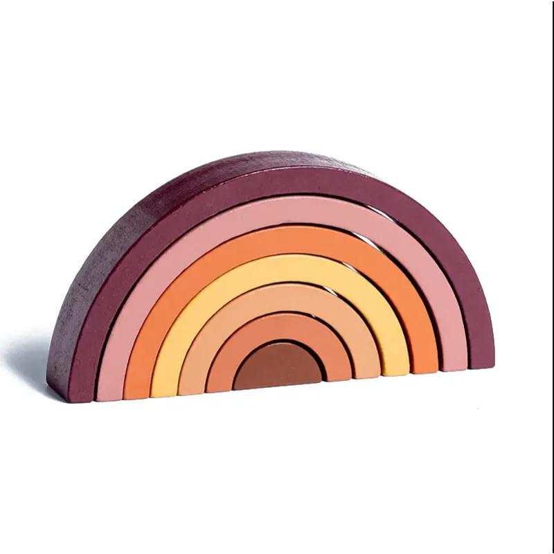 Arch Bridge Rainbow บล็อกอาคาร - Wooden Blocks Stacking บทวิจารณ์และราคา