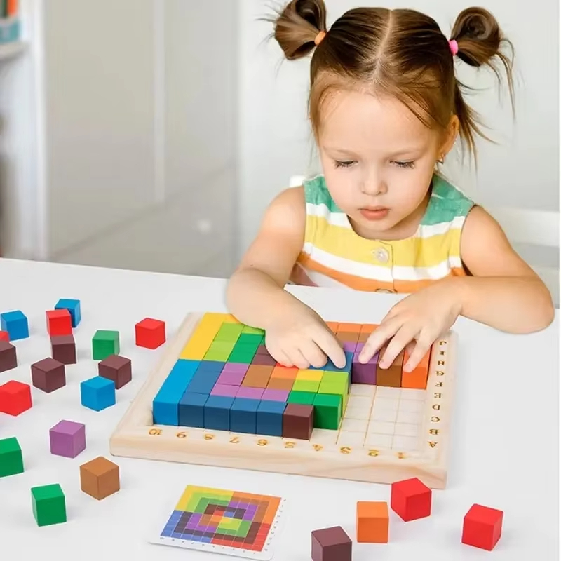 มอนเตสซอรี่ บล็อกไม้เสริมพัฒนา - Wooden Blocks Stacking บทวิจารณ์และราคา