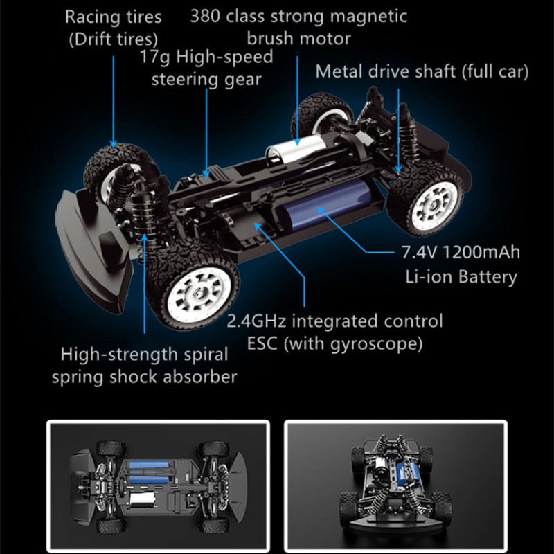ESP เสถียรภาพระบบ 4WD RC Racin - Kids Toys Under 300 บทวิจารณ์และราคา