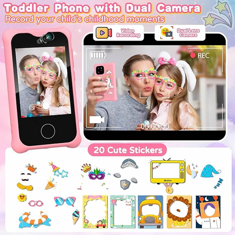 กล้องดิจิตอล โทรศัพท์มือถือเด็ - Kids Toys Smartphone บทวิจารณ์และราคา