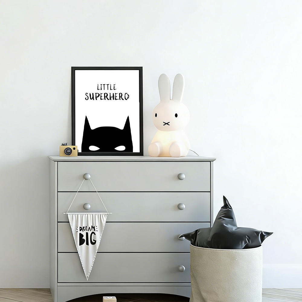 ซูเปอร์ฮีโร่สีดำและสีขาวมินิมอ - Kids Toys Quotes บทวิจารณ์และราคา